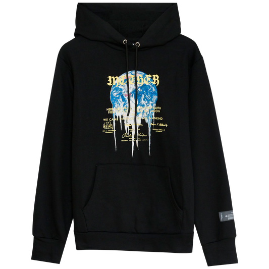 SIXTH JUNE MOTHER EARTH HOODIE BLACK