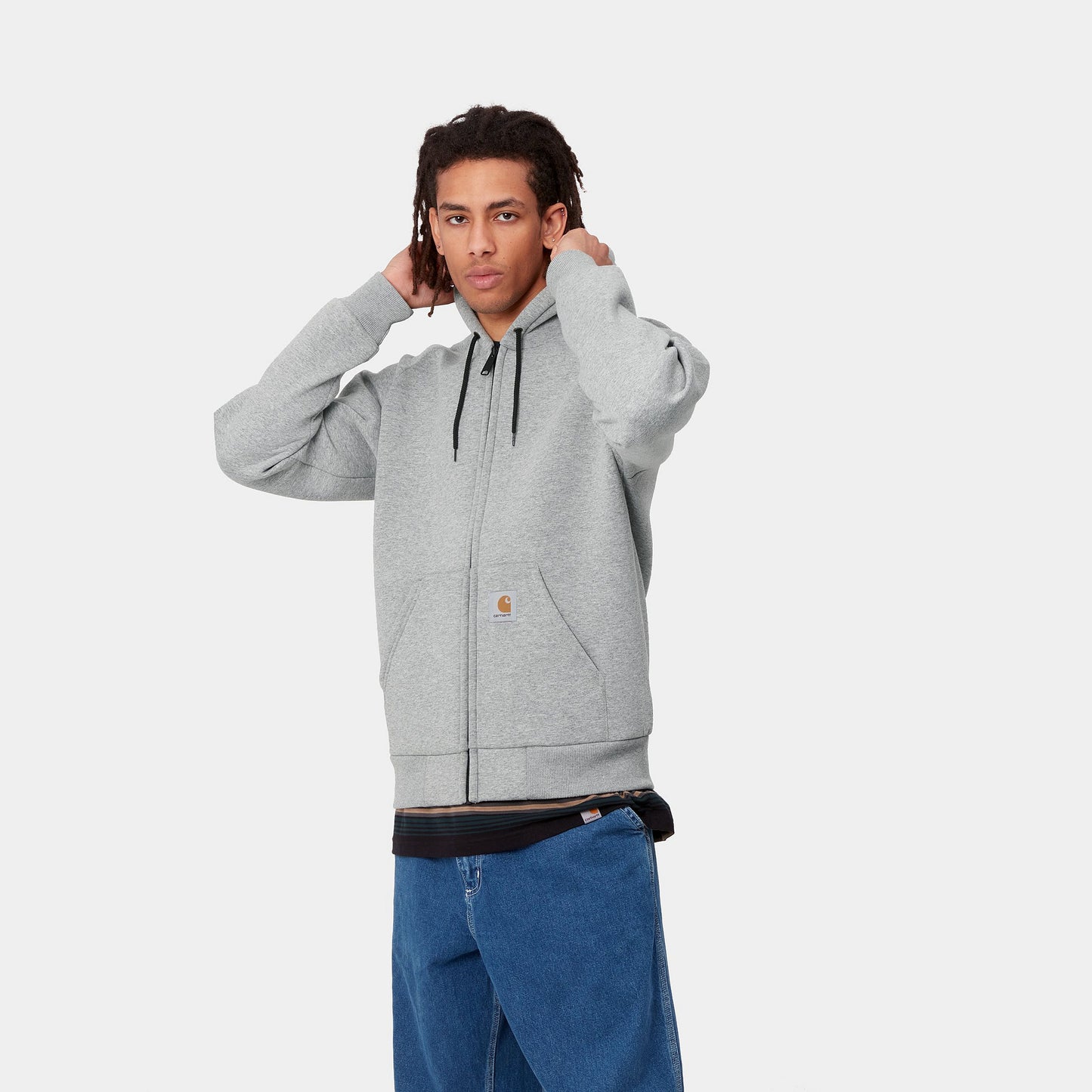 CARHARTT WIP CAR-LUX SUDADERA JACKET GRIS