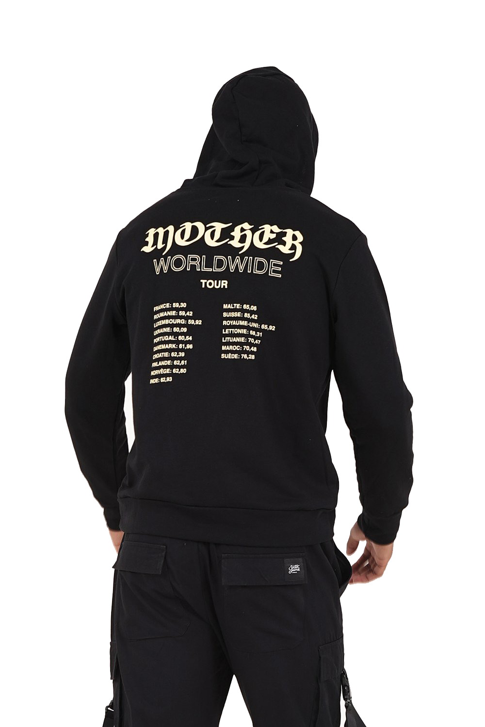 SIXTH JUNE MOTHER EARTH HOODIE BLACK