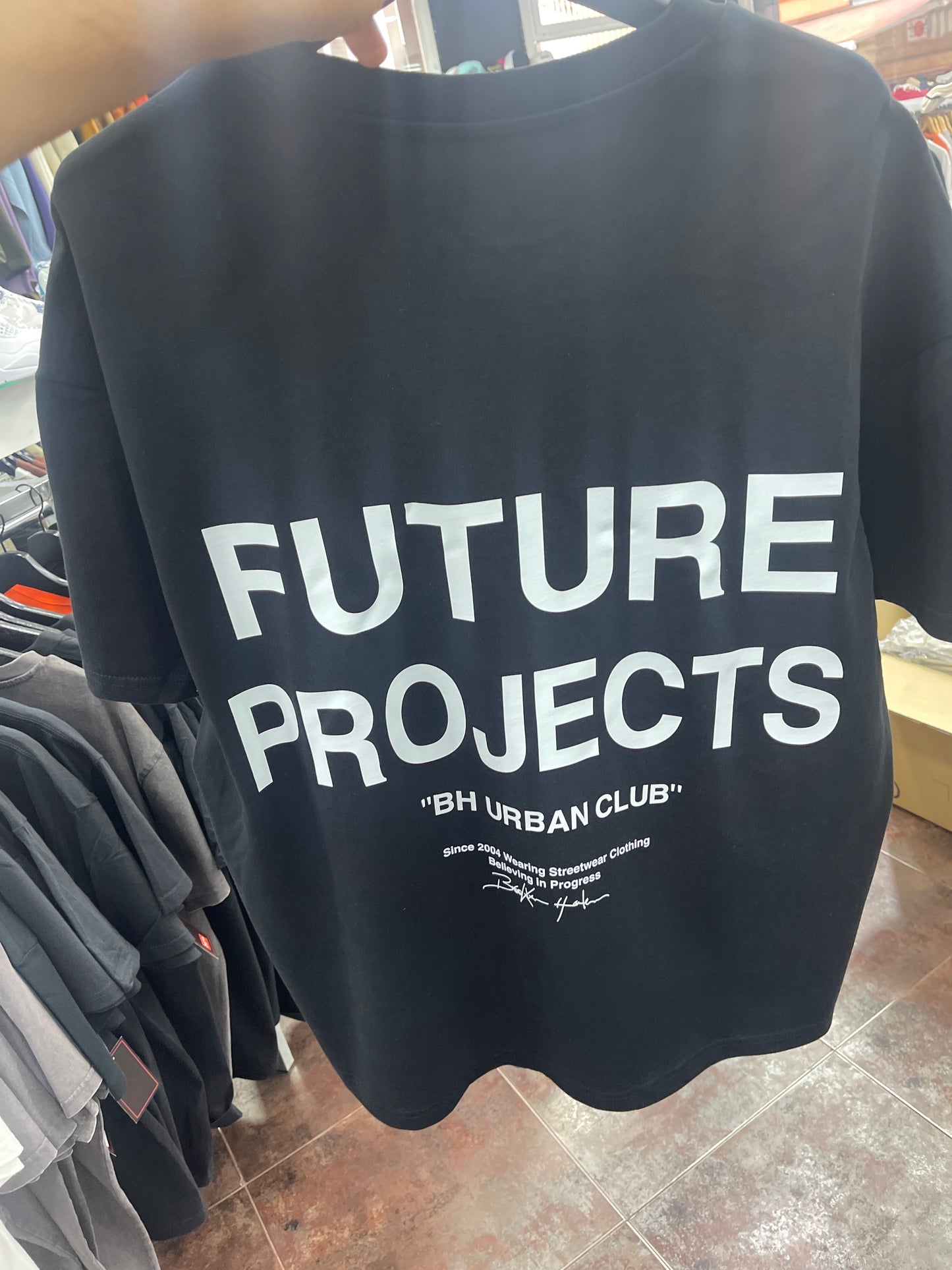 Camisa Future Project Black white