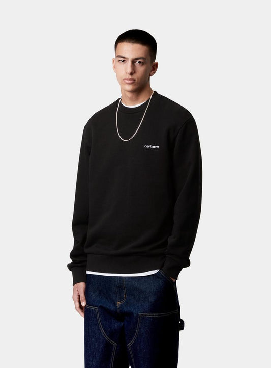 Script Embroidery Sweatshirt