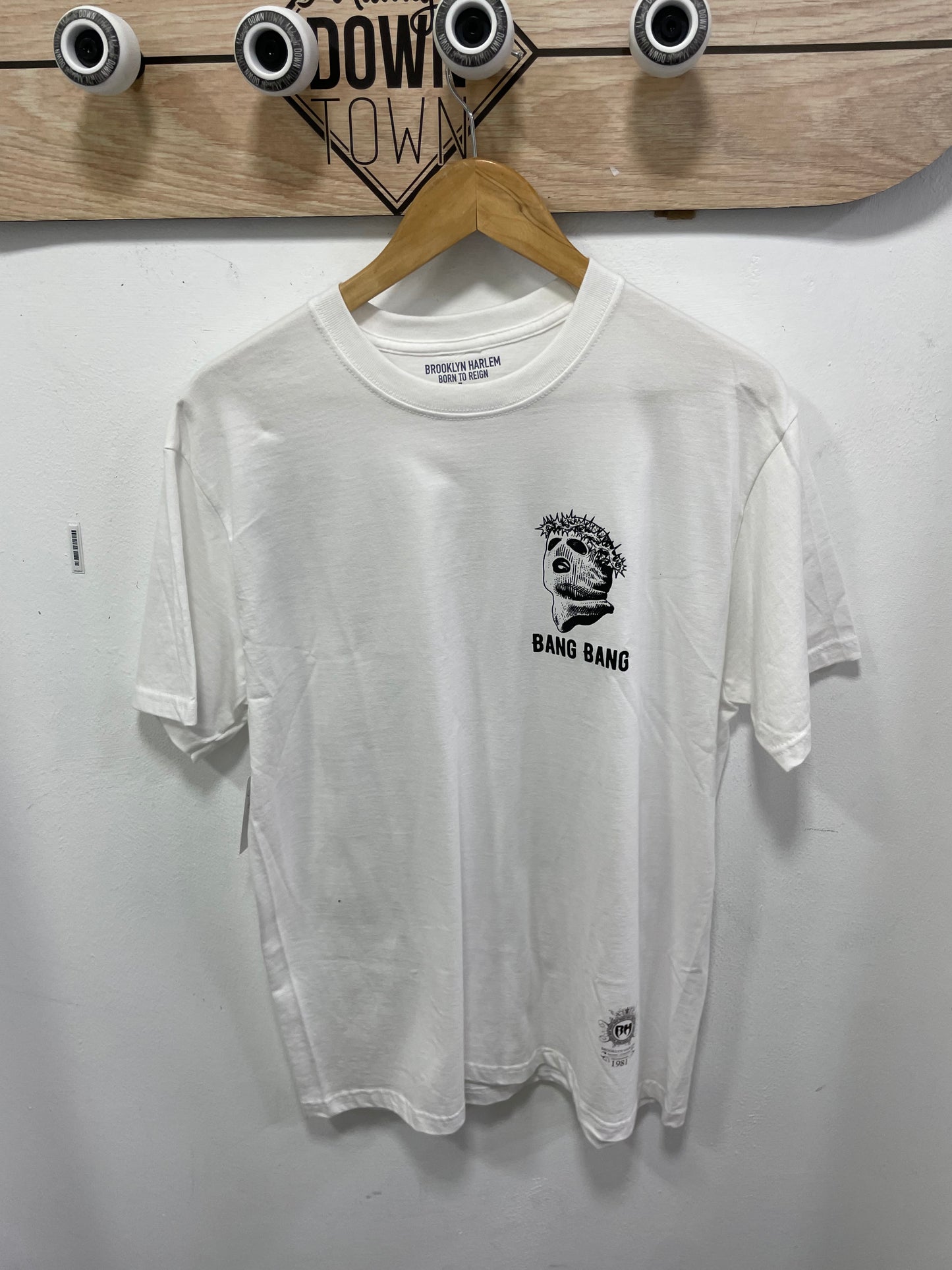 CAMISETA BROOKLYN HARLEM BANG BANG BLANCO