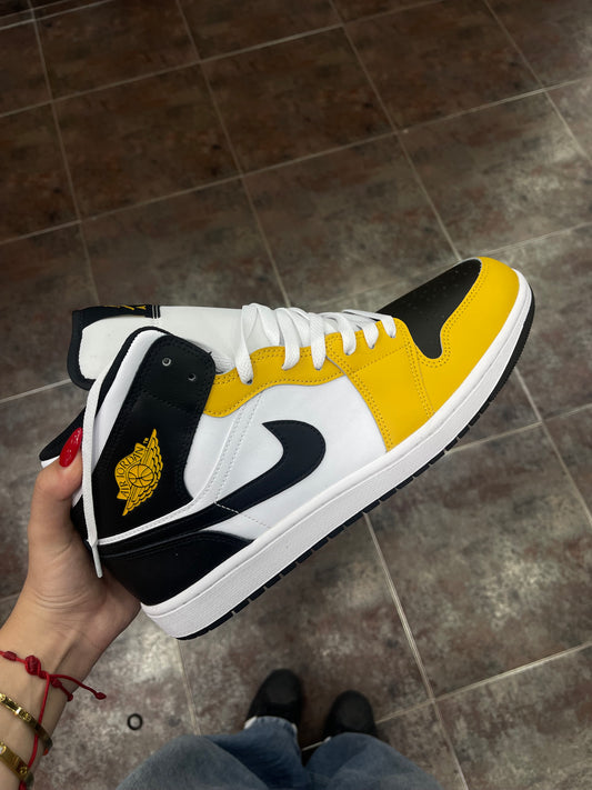 Nike Air Jordan 1 Mid YELLOW OCHRE BLACK WHITE DQ8426701