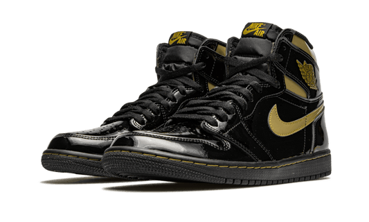 AIR JORDAN 1 RETRO BLACK DORADO METALLIC 555088-032