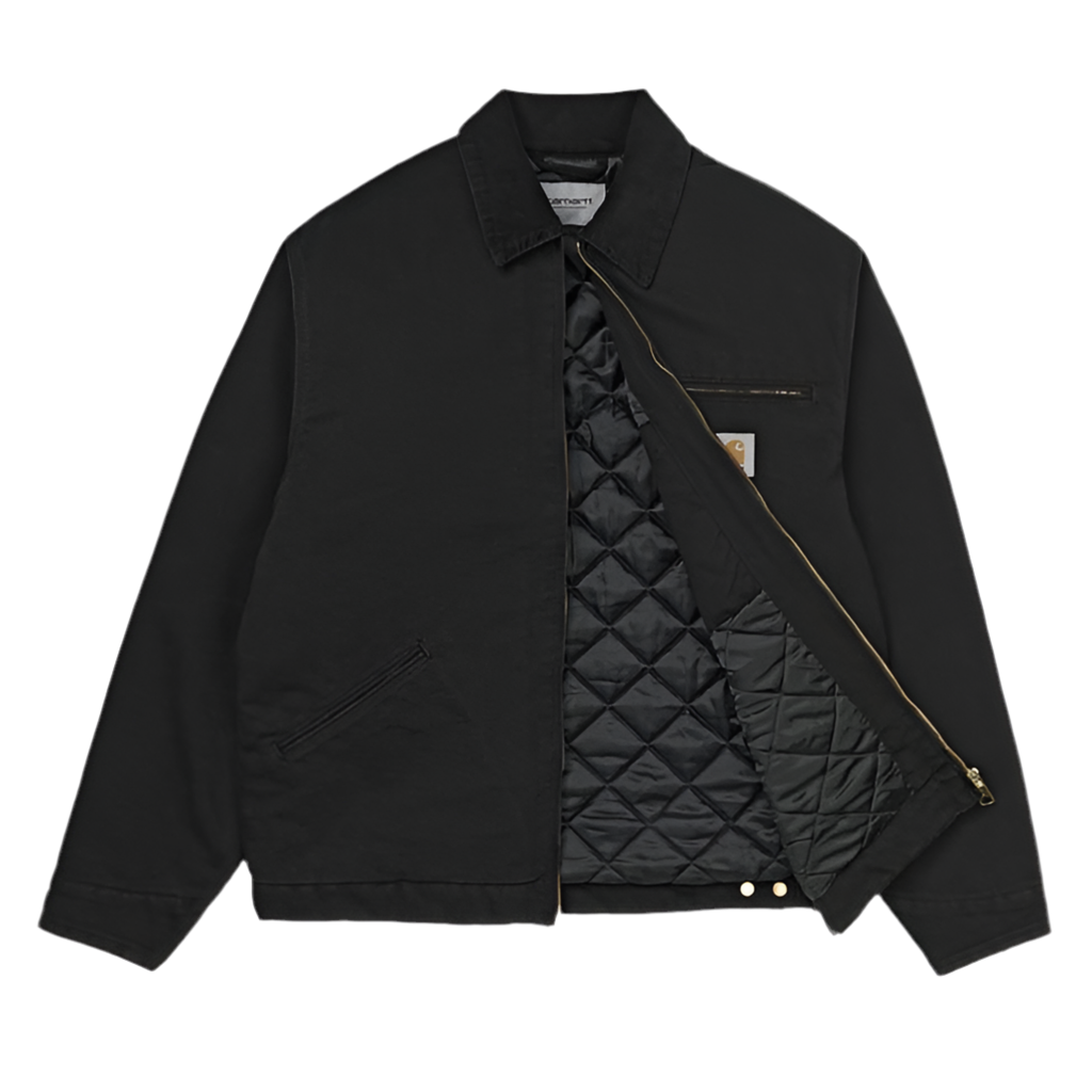 CHAQUETA CARHARTT WIPP OG DETROIT NEGRO AGED CANVAS