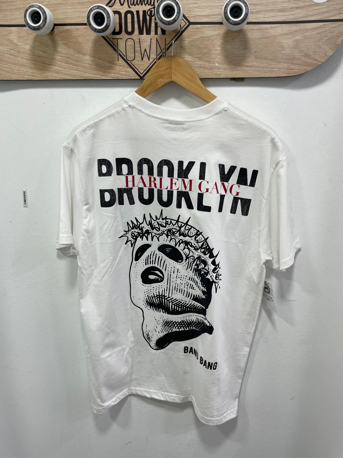 CAMISETA BROOKLYN HARLEM BANG BANG BLANCO