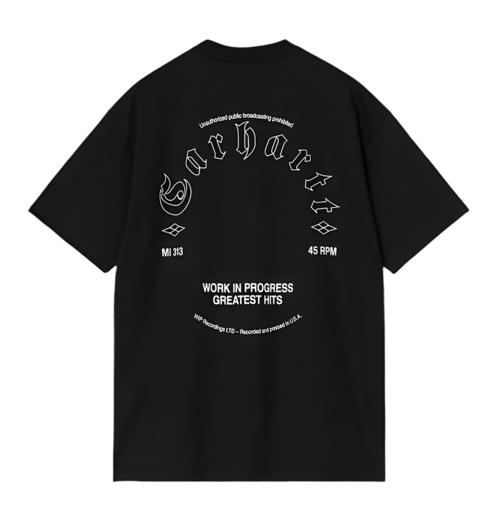 CARHARTT WIP Greatest Hits T-Shirt Negro