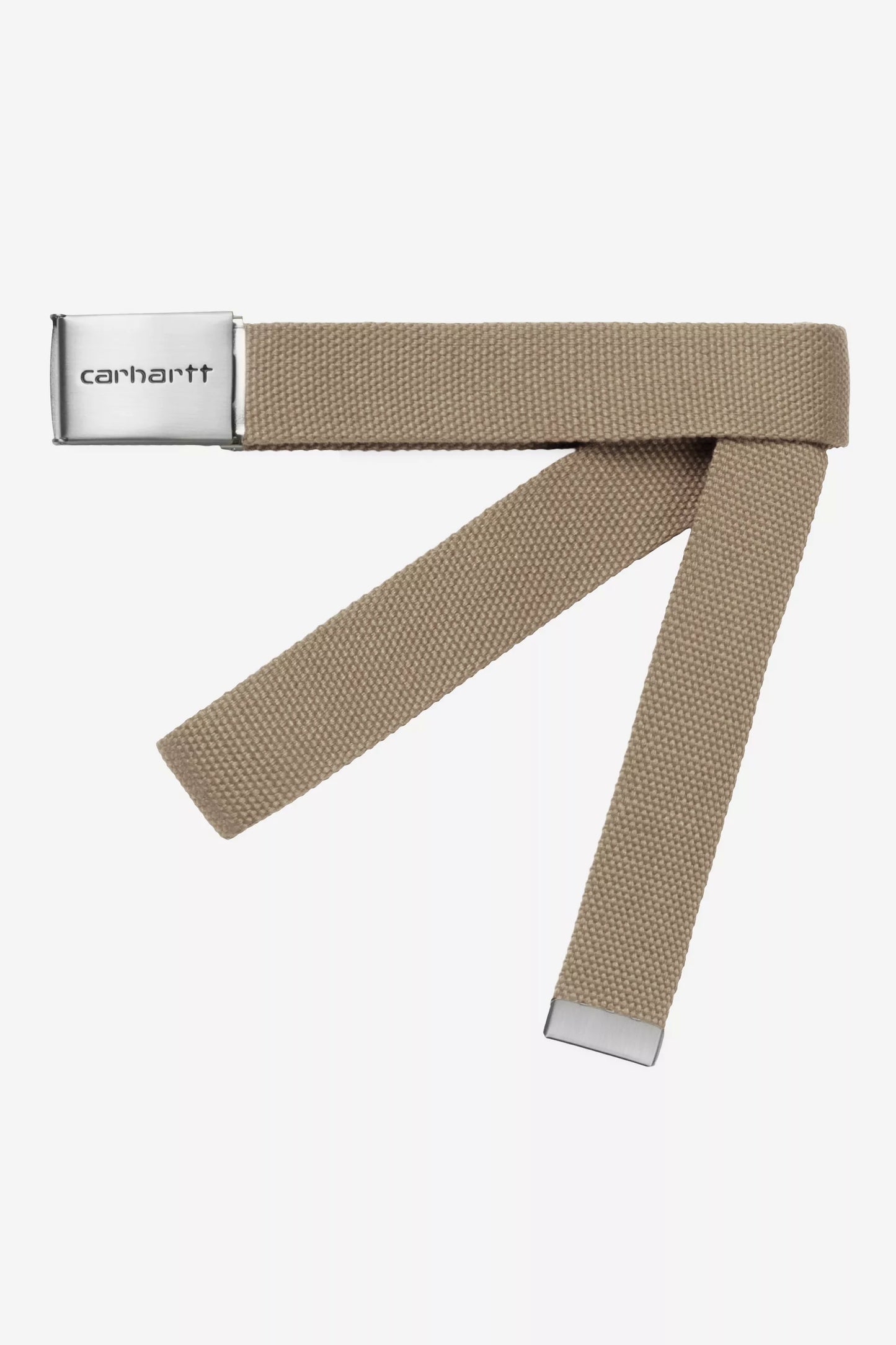 Clip Belt Chrome, leather