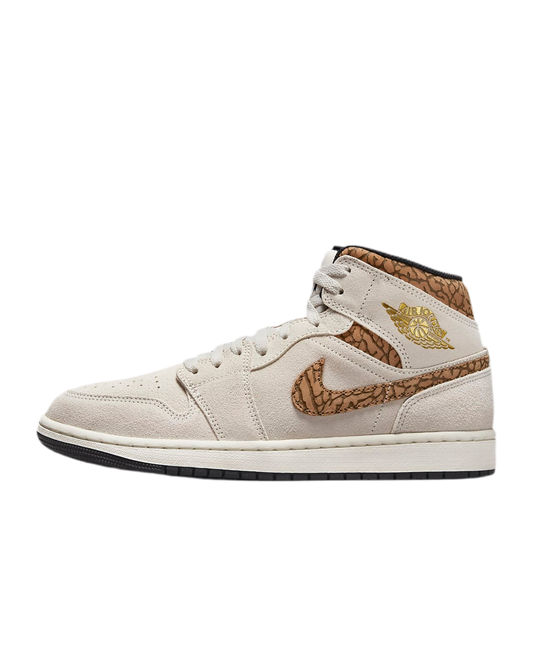 AIR JORDAN 1 MID SE MARRÓN ELEPHANT