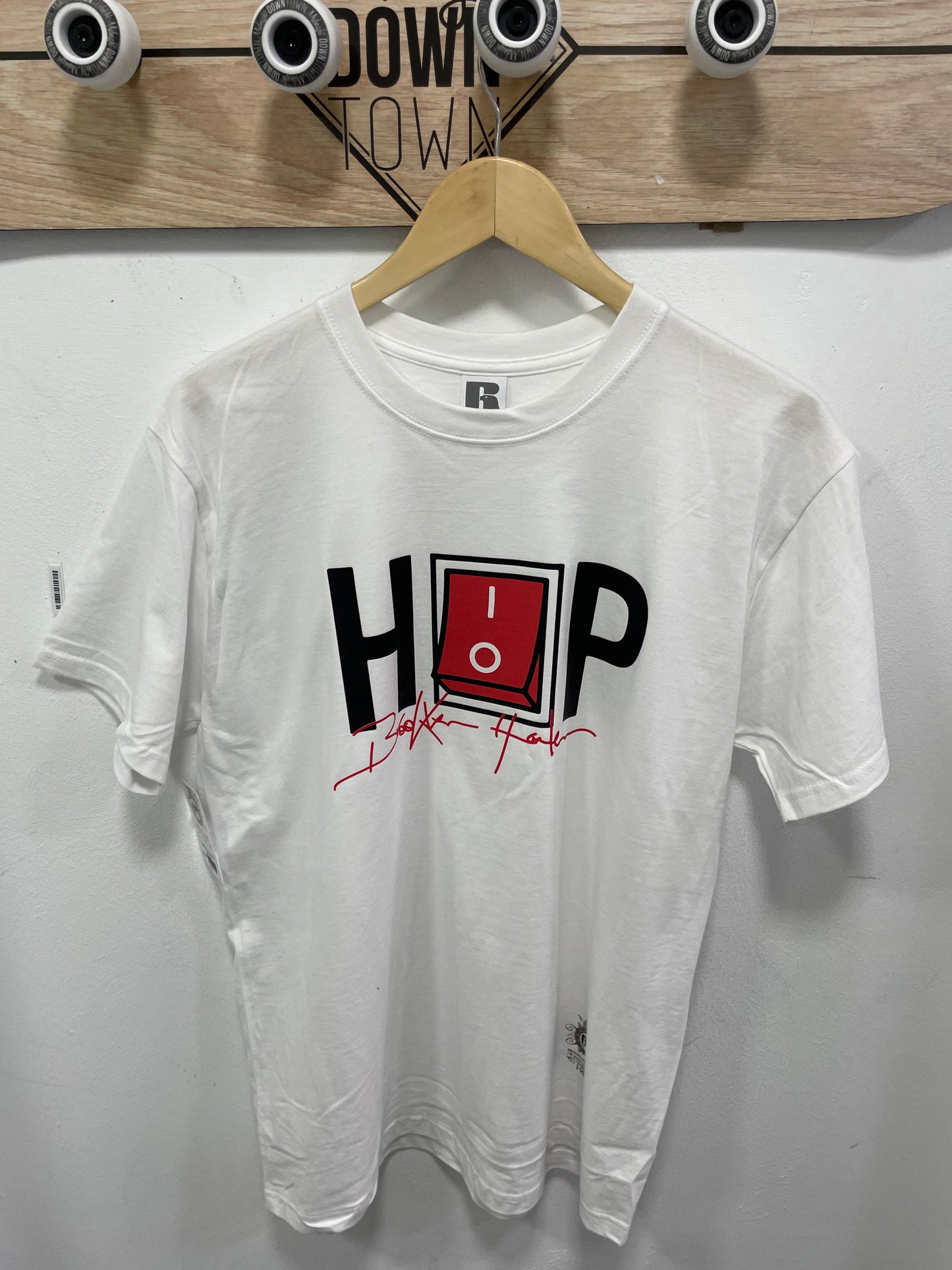 CAMISETA BROOKLYN HARLEM HIPHOP BLANCO