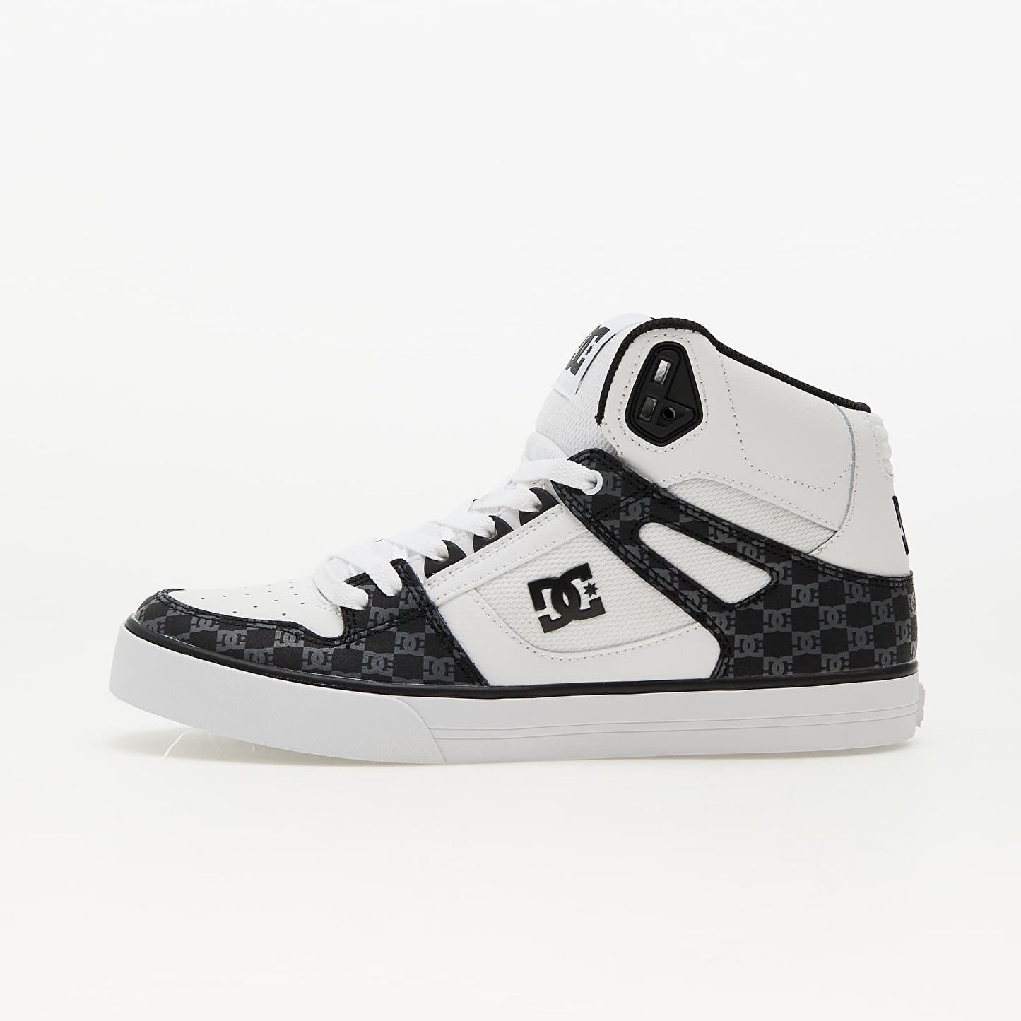 DCSHOESCO PURE HIGH TOP WC BLACK - WHITE - MONOGRAM ADYS400043-BWG