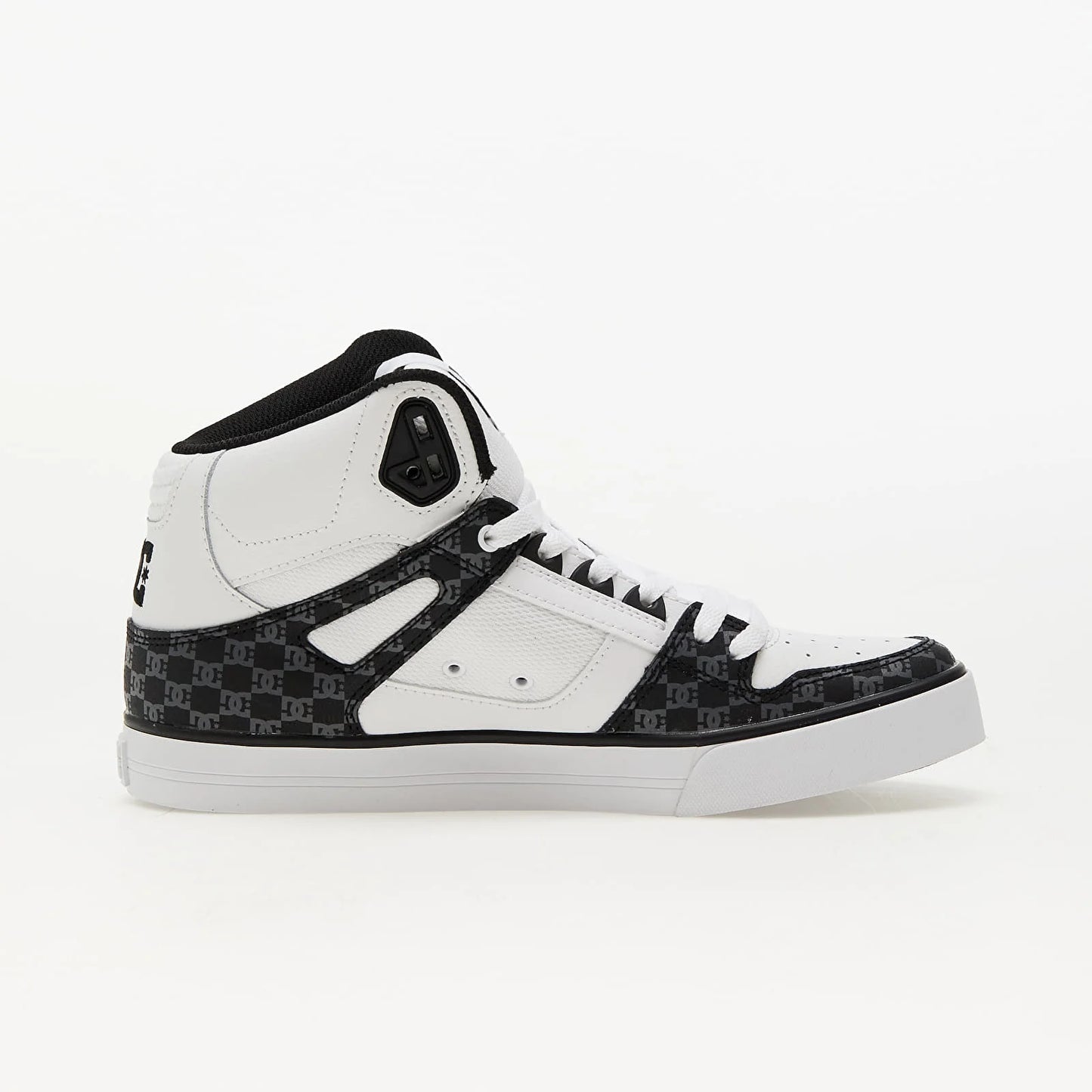 DCSHOESCO PURE HIGH TOP WC BLACK - WHITE - MONOGRAM ADYS400043-BWG