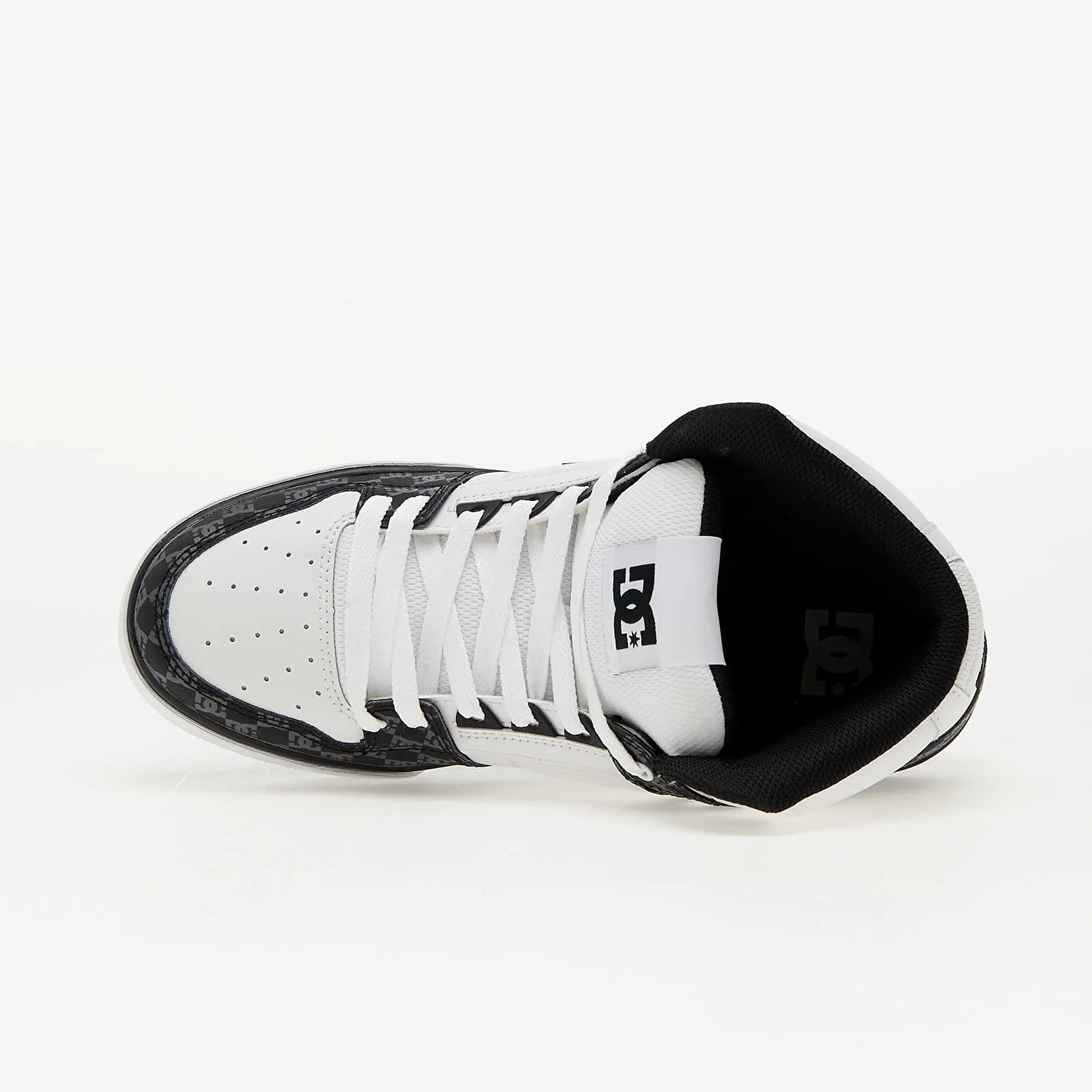 DCSHOESCO PURE HIGH TOP WC BLACK - WHITE - MONOGRAM ADYS400043-BWG