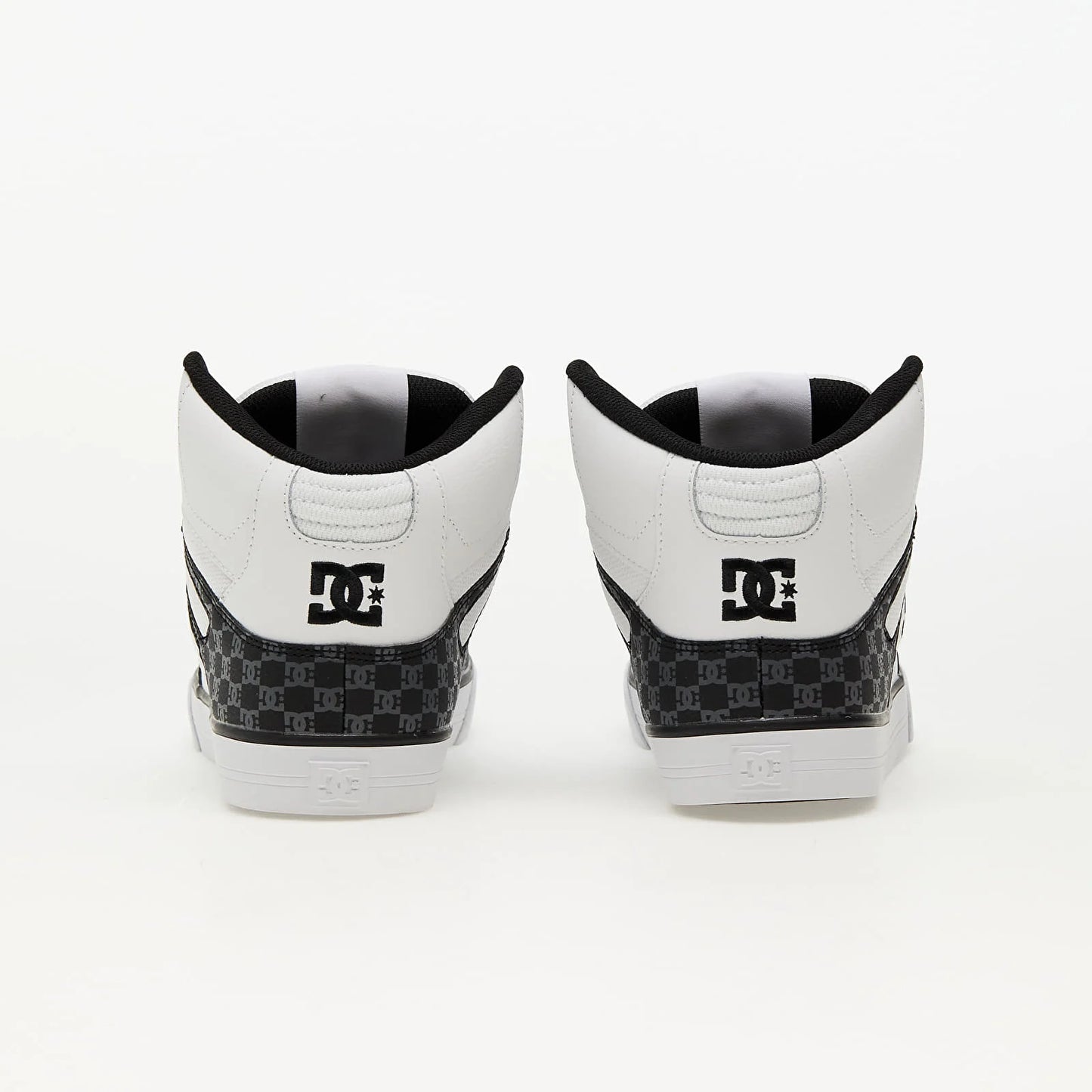 DCSHOESCO PURE HIGH TOP WC BLACK - WHITE - MONOGRAM ADYS400043-BWG