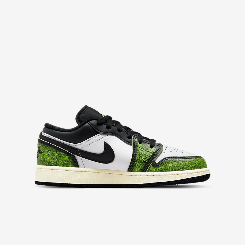 AIR JORDAN 1 LOW WEAR AWAY ELECTRIC GREEN GS DO8244-003