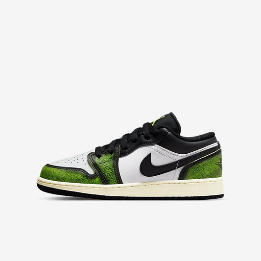 AIR JORDAN 1 LOW WEAR AWAY ELECTRIC GREEN GS DO8244-003