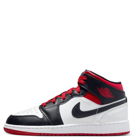 AIR JORDAN 1 MID GYM RED BLACK TOE GS DQ8423-106