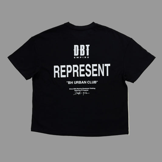 CAMISETA OVERSIZE DBT X BH Black/White