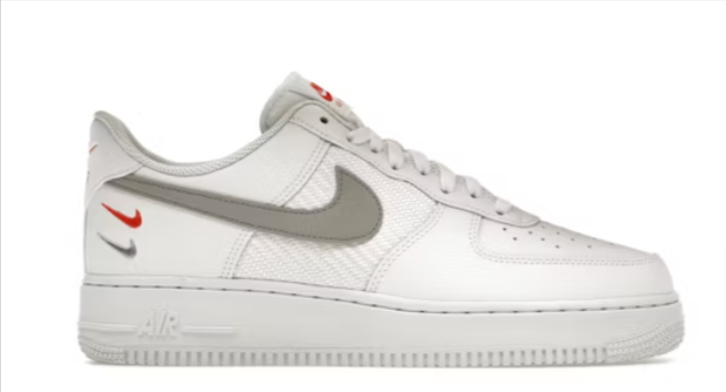 NIKE AIR FORCE 1 LOW 07 SE DOUBLE SWOOSH BLANCO PICANTE