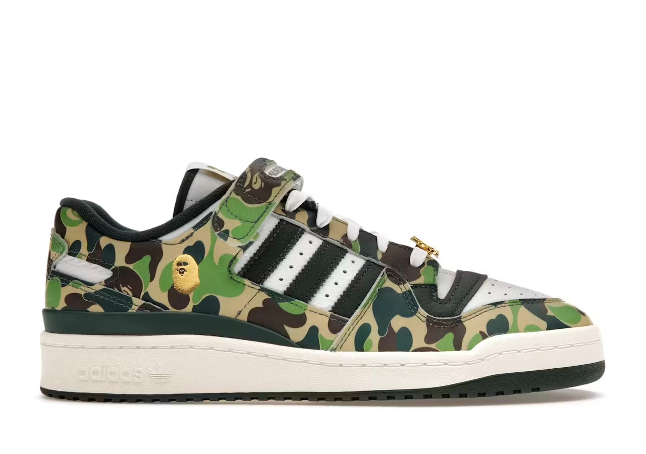 adidas Forum 84 Low Bape 30th Anniversary en verde camuflaje ID4771