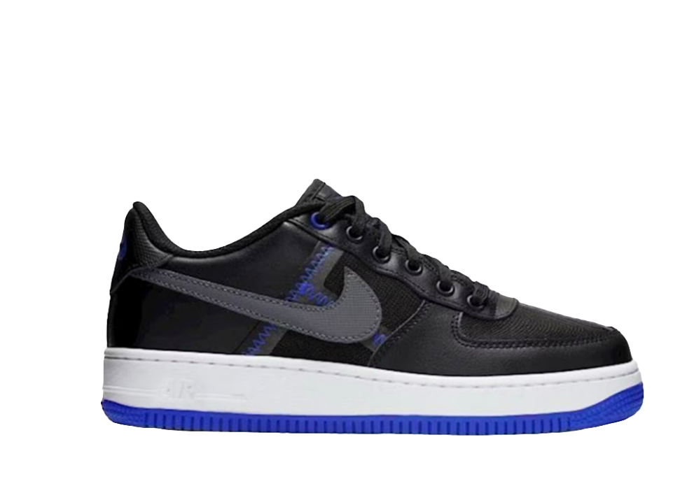 NIKE AIR FORCE 1 LOW LV8 NEGRO RACER AZUL MYSTIC AZUL MARINO GS AV0743-002