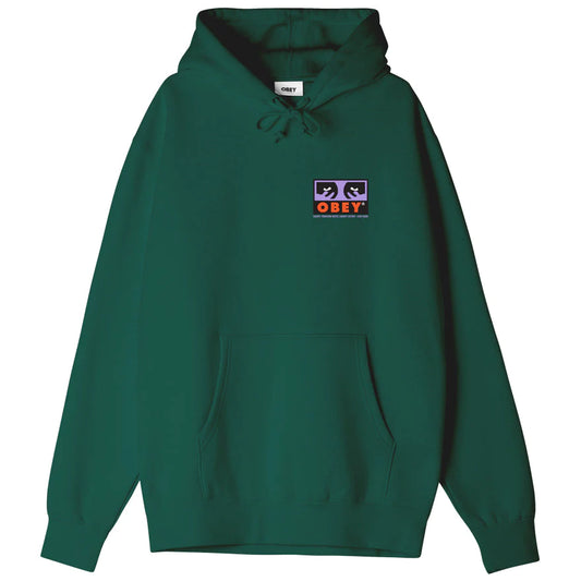 OBEY SUBVERT HOODIE ADVENTURE GREEN