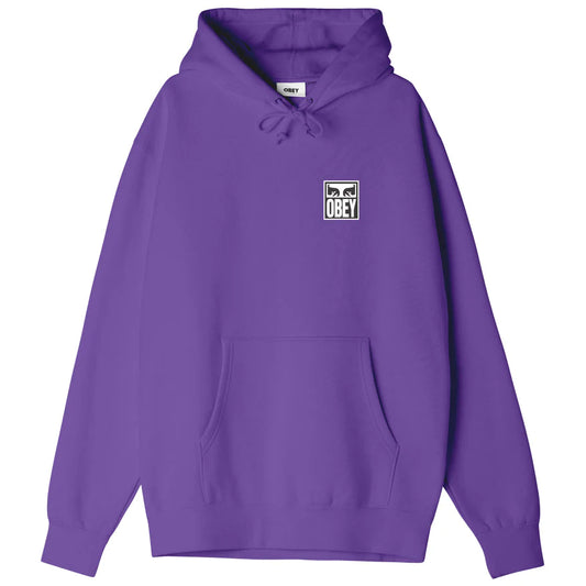 OBRY EYES ICON HOODIE PASSION FLOWER MORADO