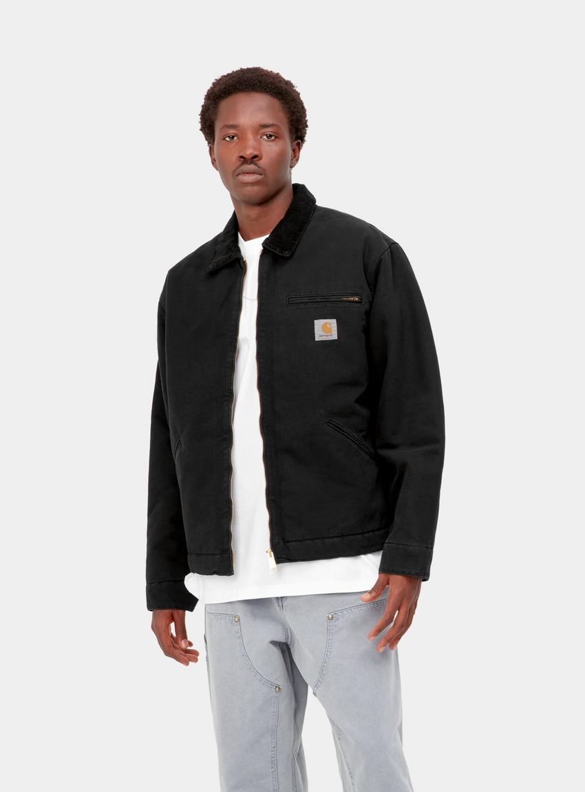 CHAQUETA CARHARTT WIPP OG DETROIT NEGRO AGED CANVAS