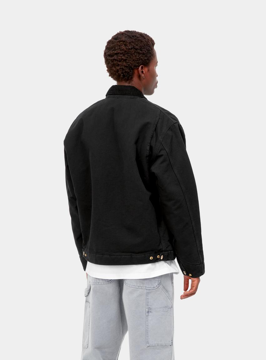 CHAQUETA CARHARTT WIPP OG DETROIT NEGRO AGED CANVAS