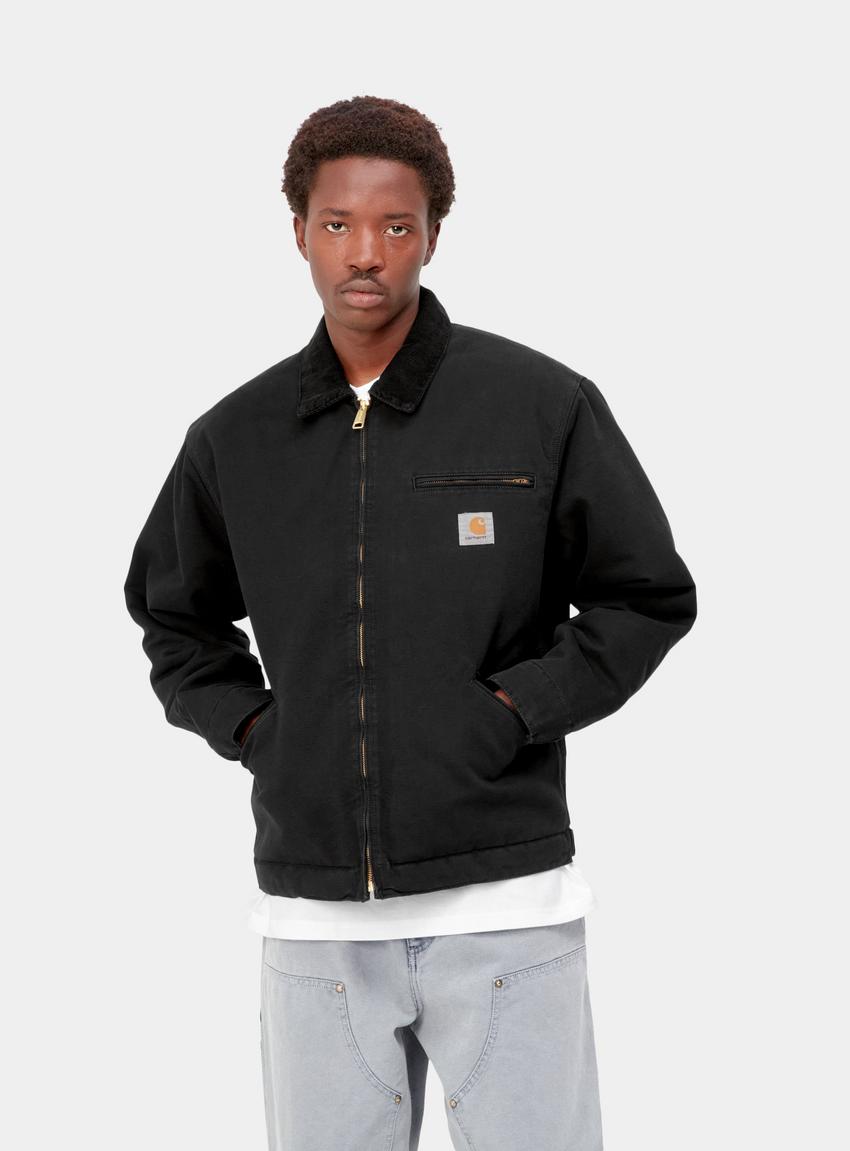 CHAQUETA CARHARTT WIPP OG DETROIT NEGRO AGED CANVAS