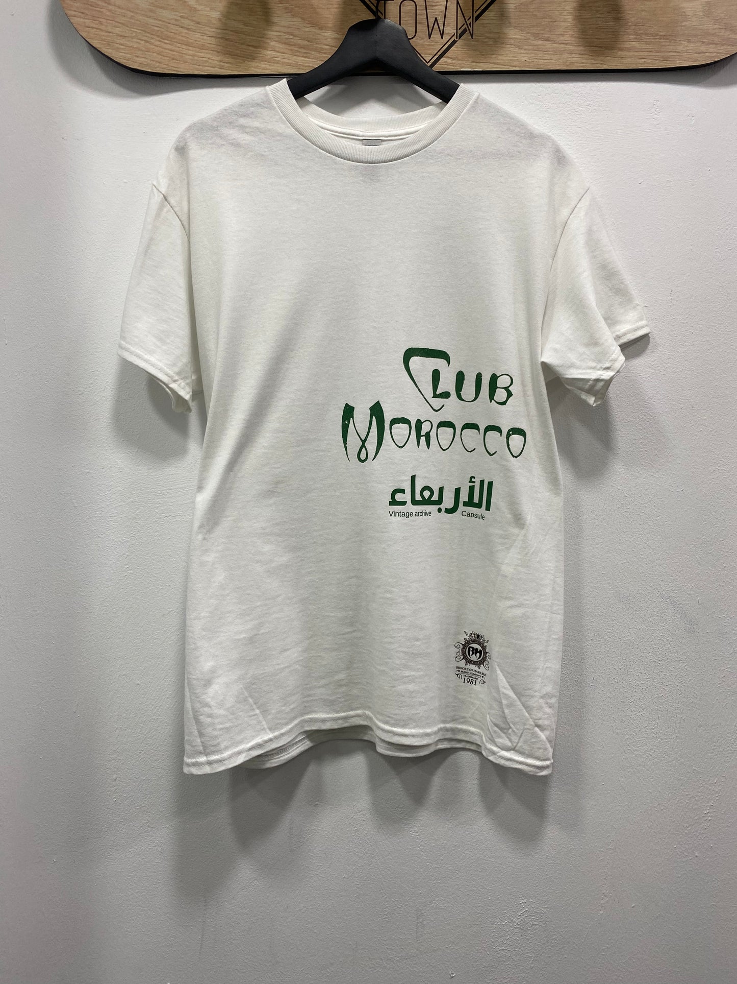 CAMISETA BROOKLYN HARLEM CLUB MOROCCO BLANCO