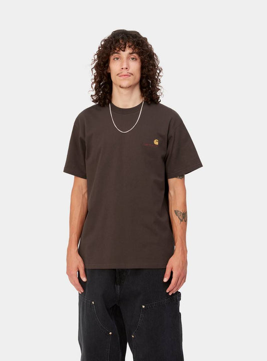 CARHARTT WIP AMERICAN SCRIPT TOBACCO MARRÓN