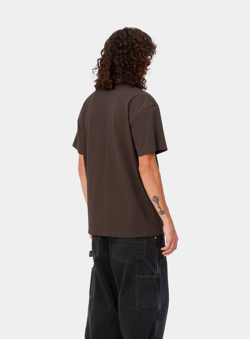CARHARTT WIP AMERICAN SCRIPT TOBACCO MARRÓN