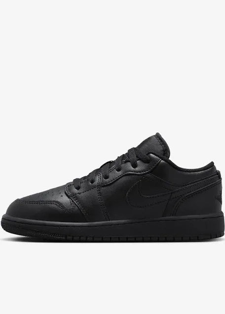 AIR JORDAN 1 LOW TUMBLED LEATHER NEGRO