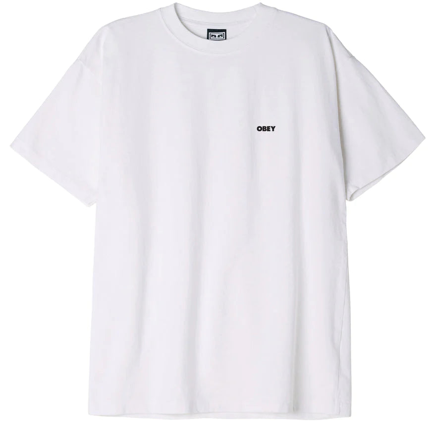OBEY BOLD ICON HEAVYWEIGHT S/S WHITE