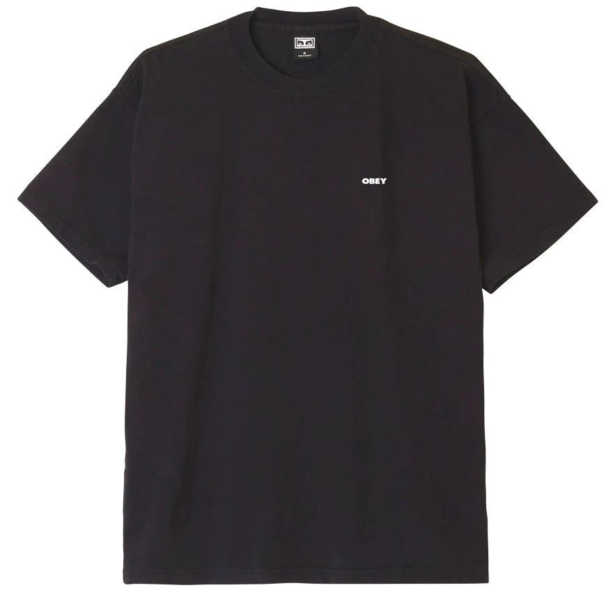 OBEY BOLD ICON HEAVYWEIGHT S/S BLACK