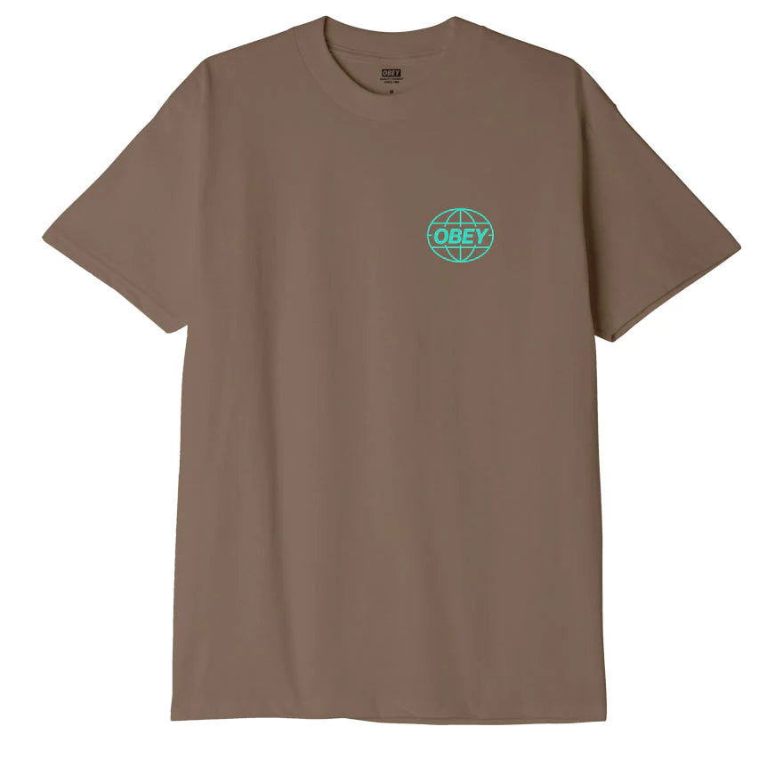OBEY GLOBAL BROWN S/S