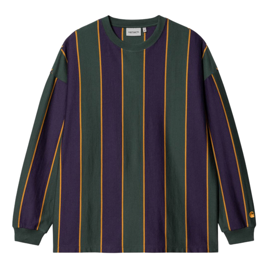 CARHARTT WIP RUBEN MANGA LARGA VERDE AZUL