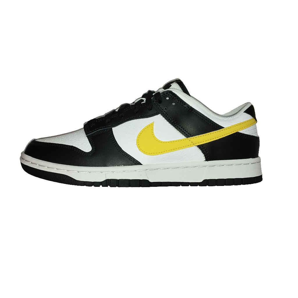 Nike Dunk Low Negro Blanco Amarillo Opti FQ2431-001