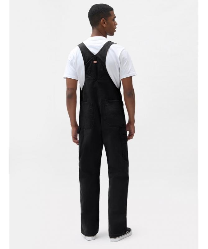 DICKIES BIB OVERALL BLACK PETO