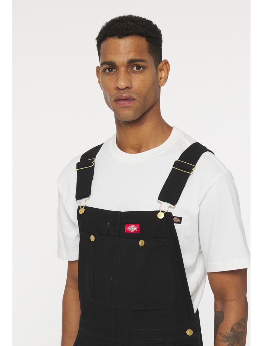 DICKIES BIB OVERALL BLACK PETO