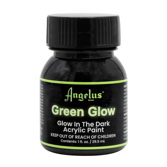 ANGELUS PINTURA PARA CUERO GREEN GLOW IN THE DARK - BRILLA EN LA OSCURIDAD