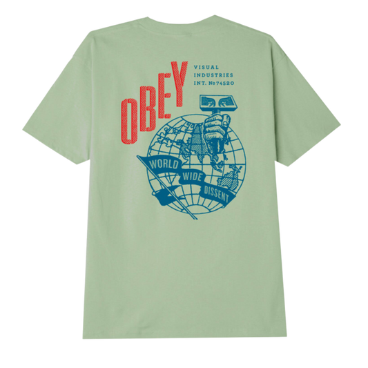 OBEY HAMMER GLOBE VERDE CUCUMBER