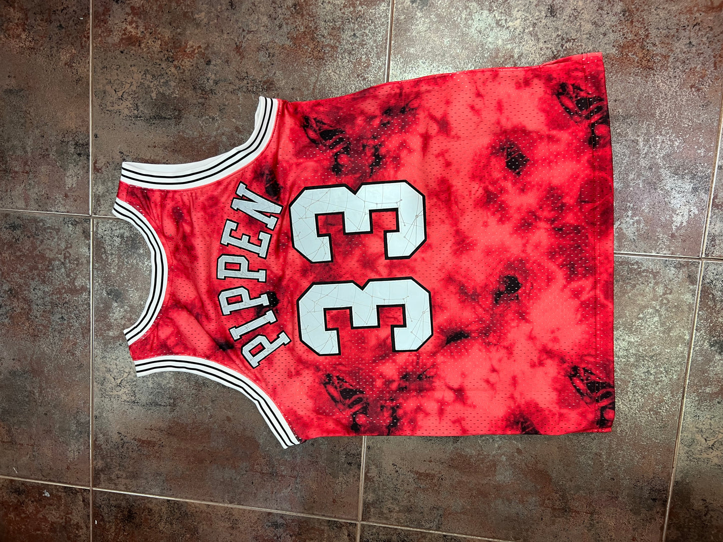 MITCHELL AND NESS CHICAGO BULLS SWINGMAN 33 PIPOEN REFOECTIVE