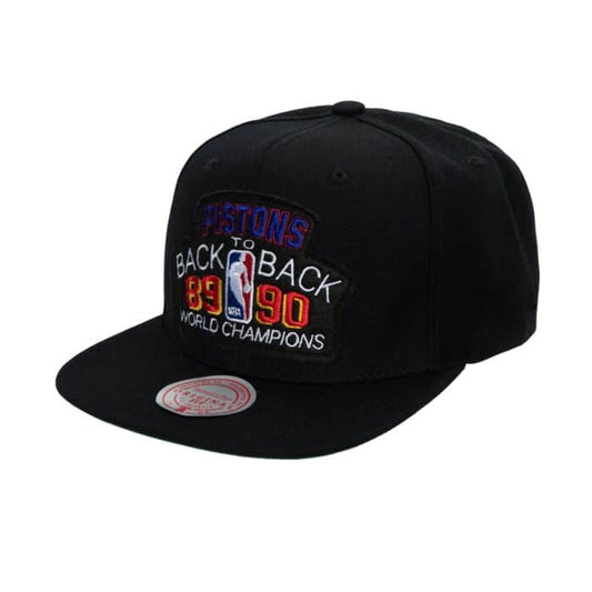 MITCHELL AND NESS NBA PISTONS B2B SNAPBACK