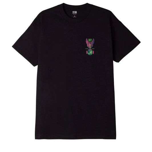 OBEY PEACE EAGLE BLACK S/S