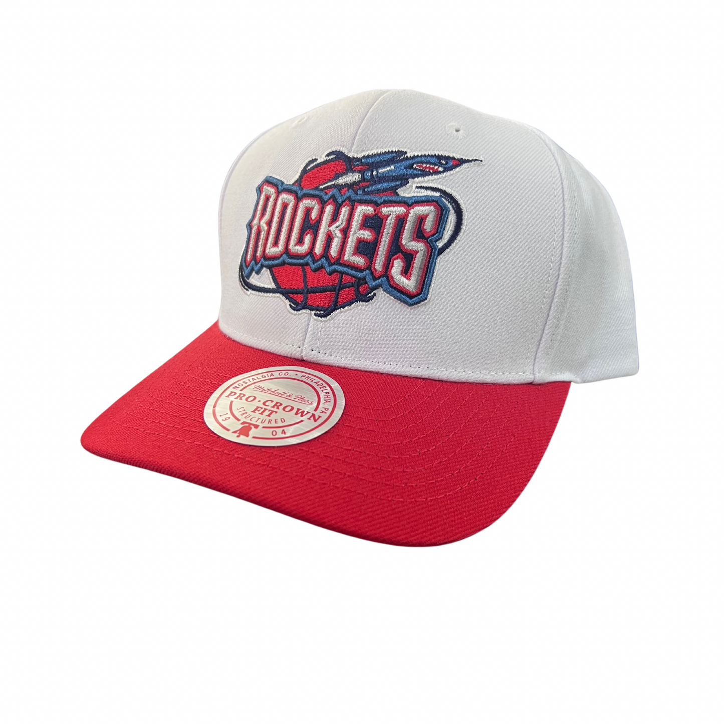 MITCHELL AND NESS NBA TEAM 2 TONE 2.0 PRO SNAPBACK HWC ROCKETS