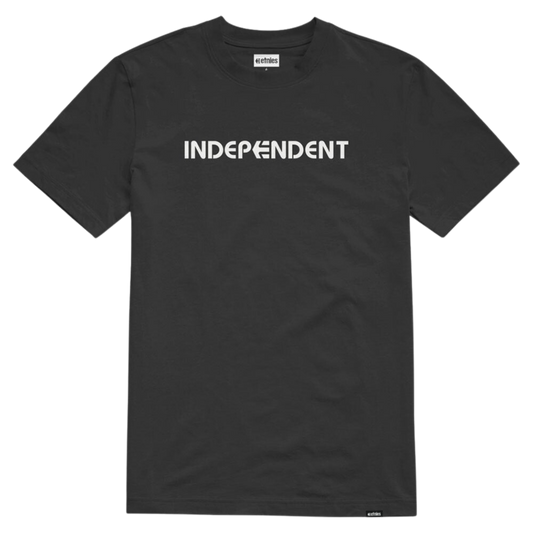 ETNIES X INDEPENDENT BLACK S/S LOGO