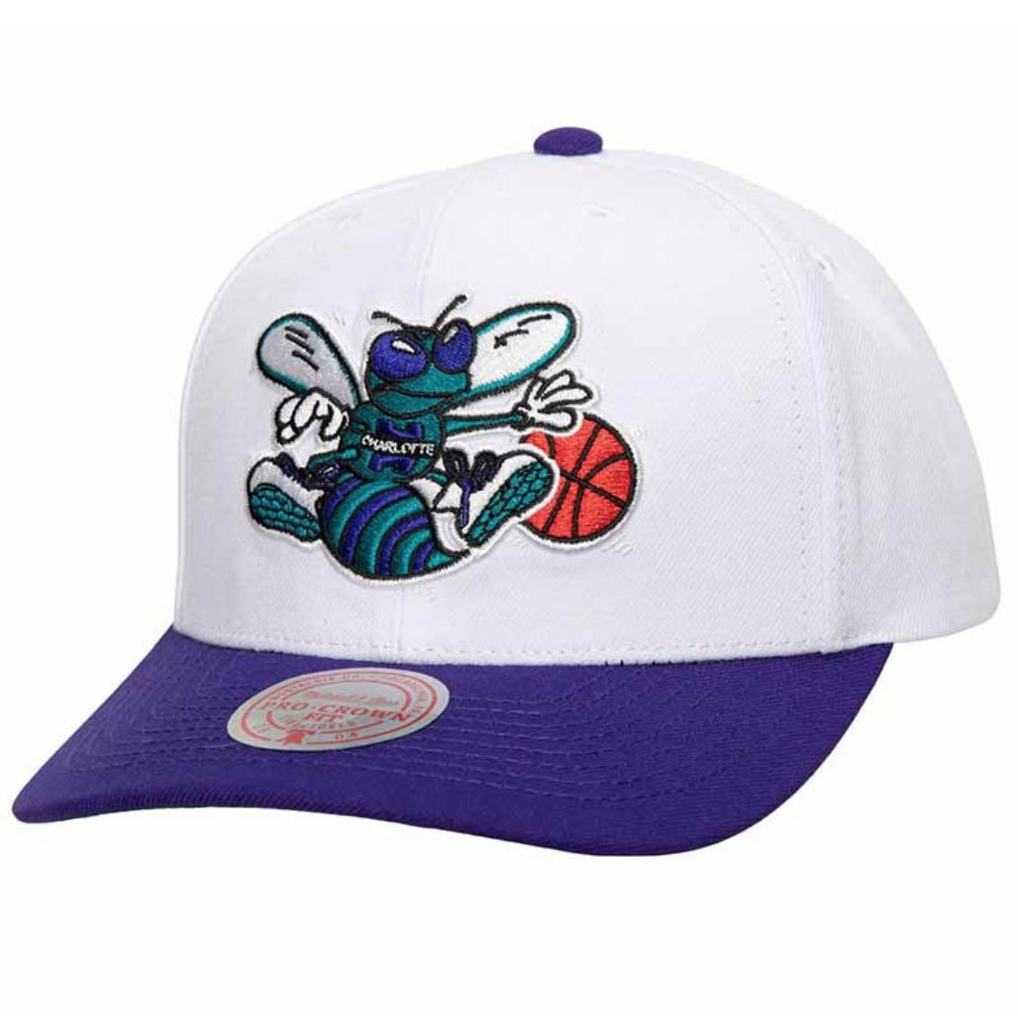 MITCHELL AND NESS NBA TEAM 2 TONE 2.0 PRO SNAPBACK HWC HORNETS