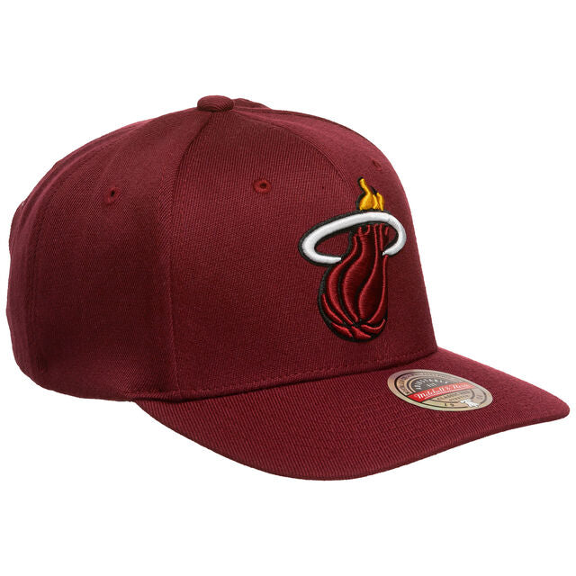 MITCHELL AND NESS NBA TEAM GROUND 2.0 STRETCH SNAPBACK HEAT